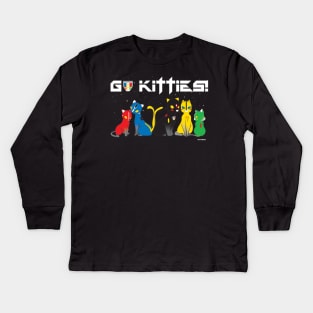 Go Voltron Kitties Kids Long Sleeve T-Shirt